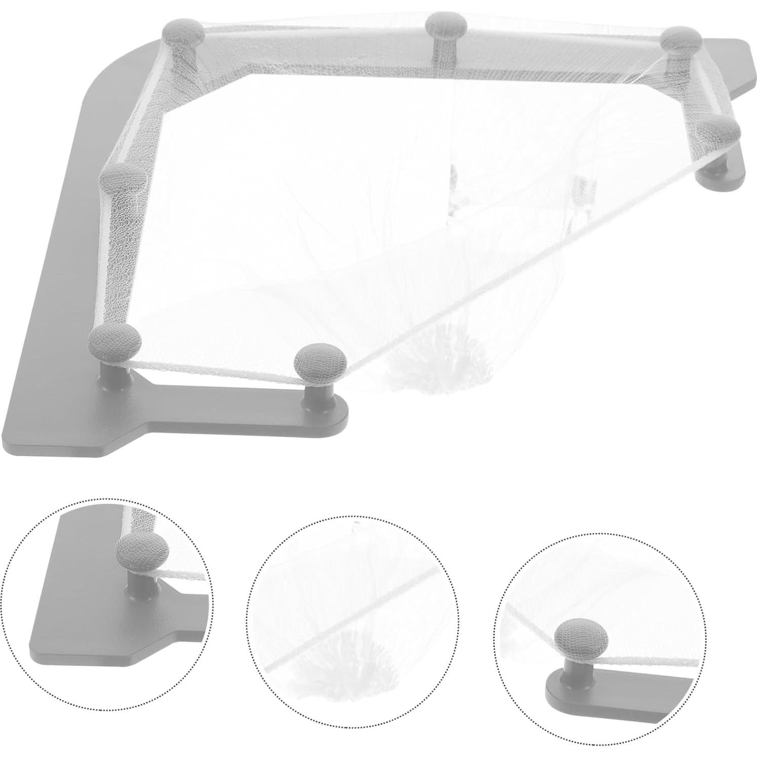 Soporte de colador triangular HAKIDZEL para fregadero - 3 piezas