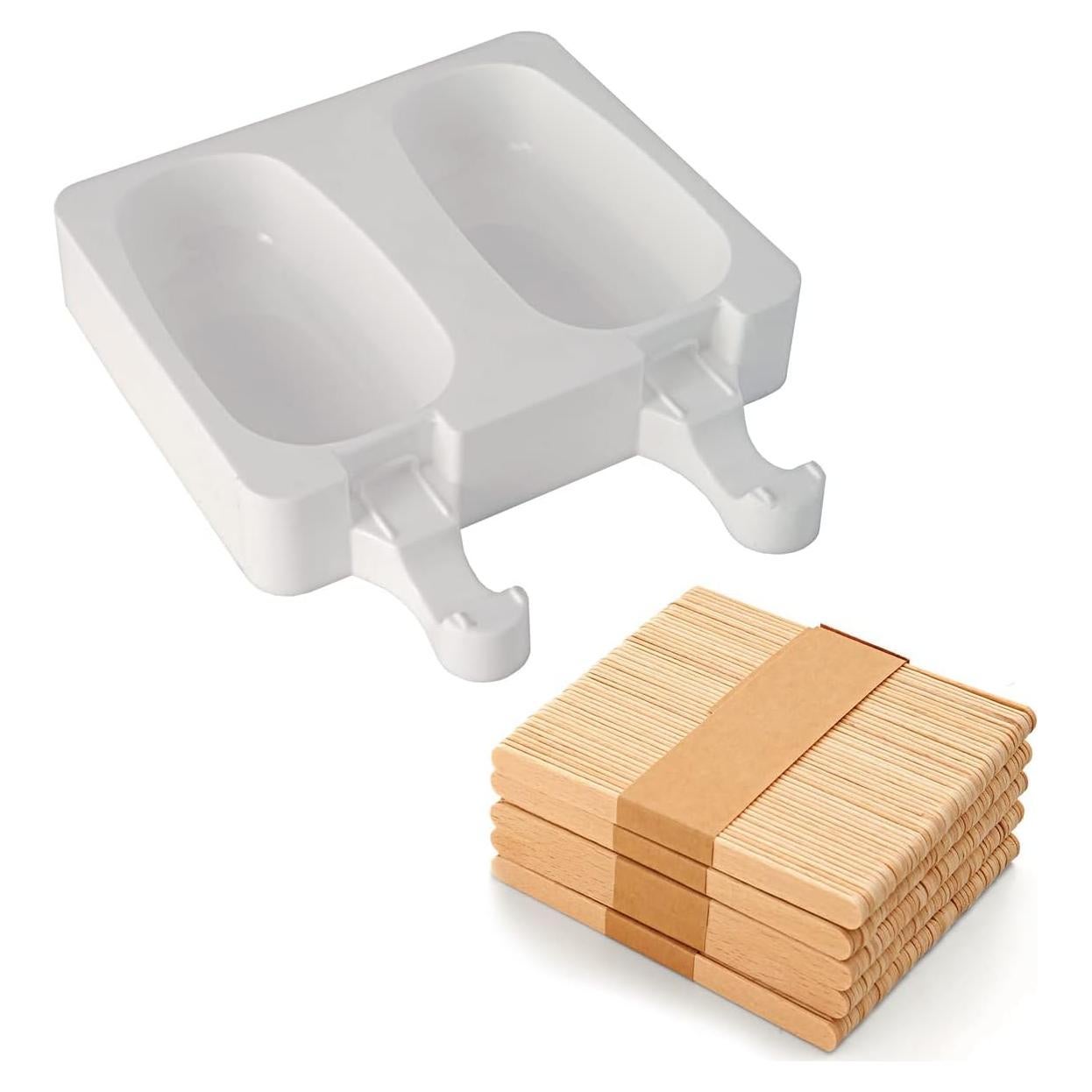 Molde de Silicona para Helados Silikomart SET GEL01/B, 2 Piezas