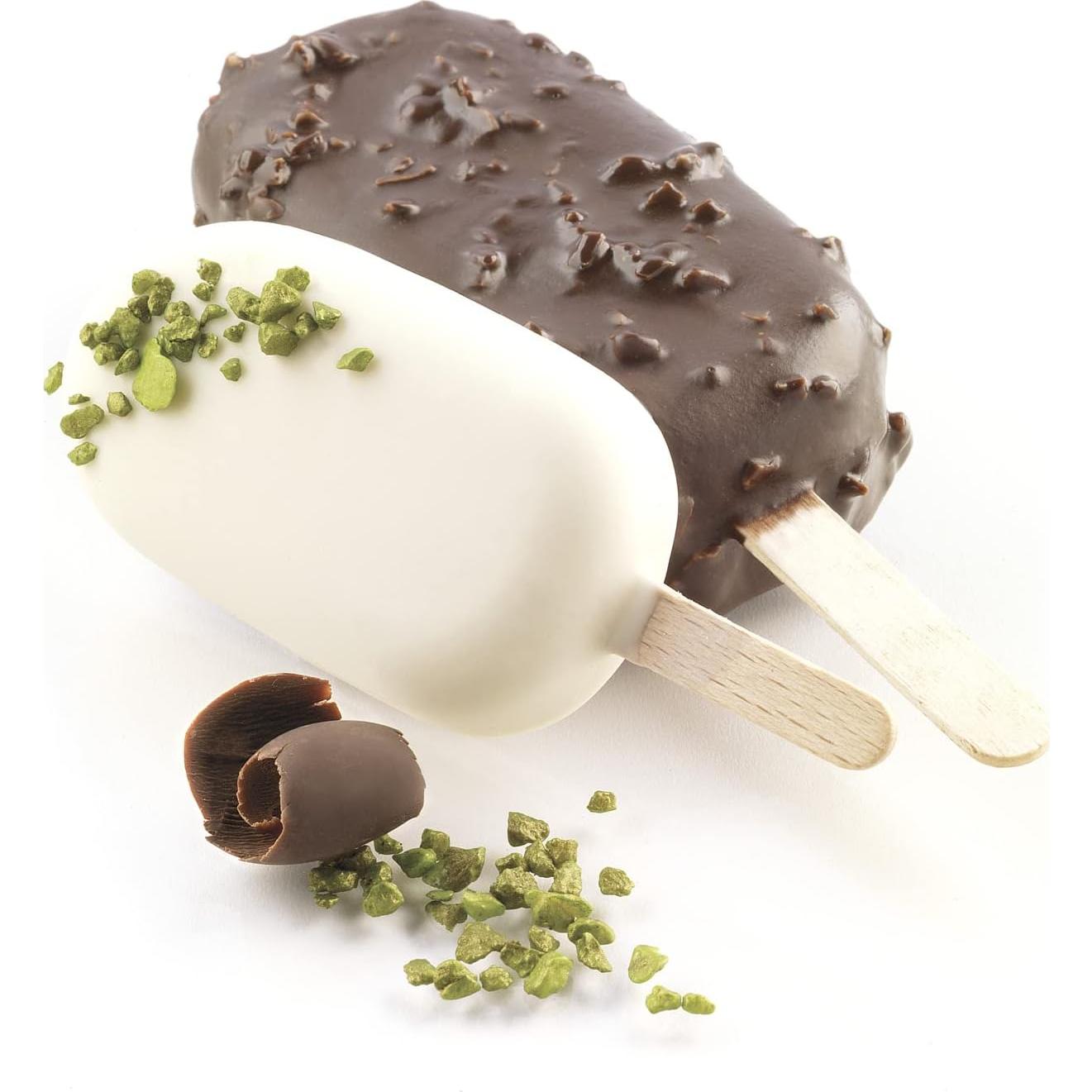 Molde de Silicona para Helados Silikomart SET GEL01/B, 2 Piezas