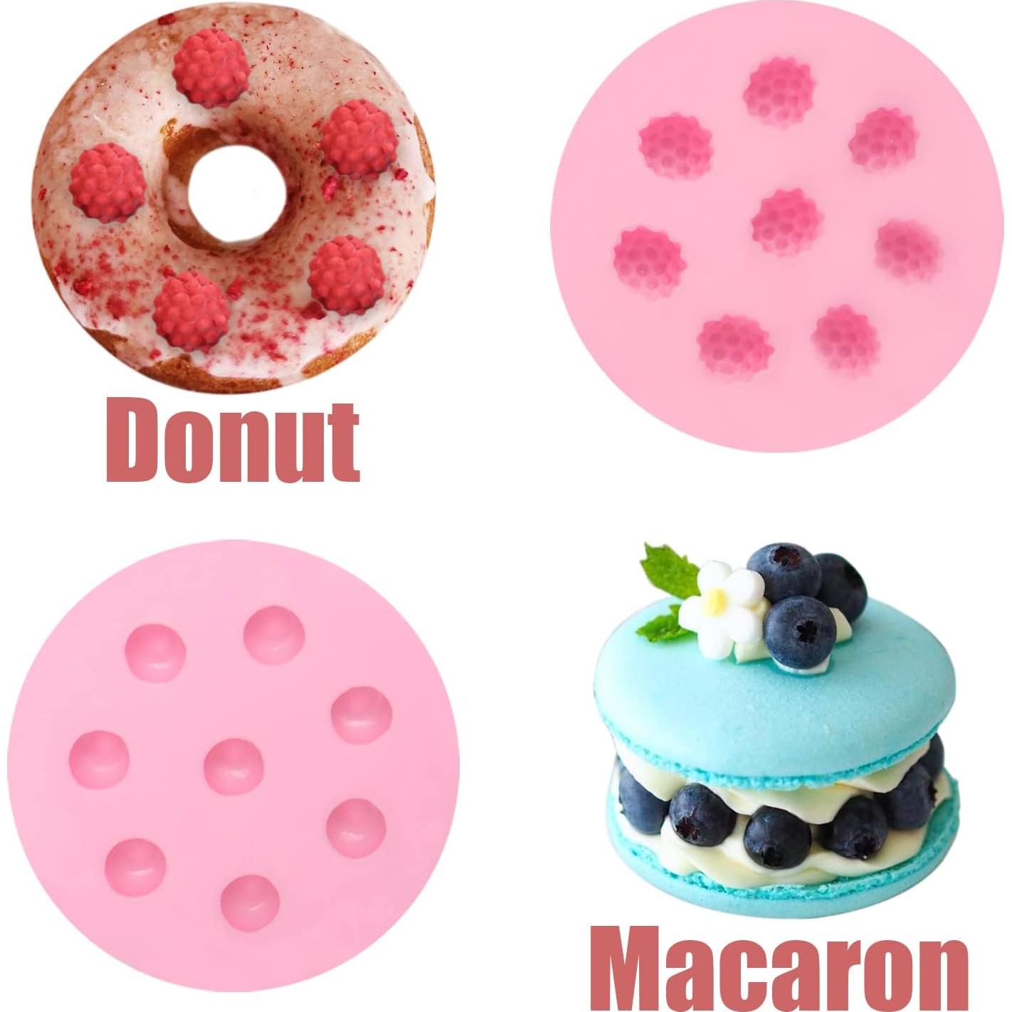 Moldes de Silicona para Pasteles y Cupcakes YWZBOMOLD 5 Pcs