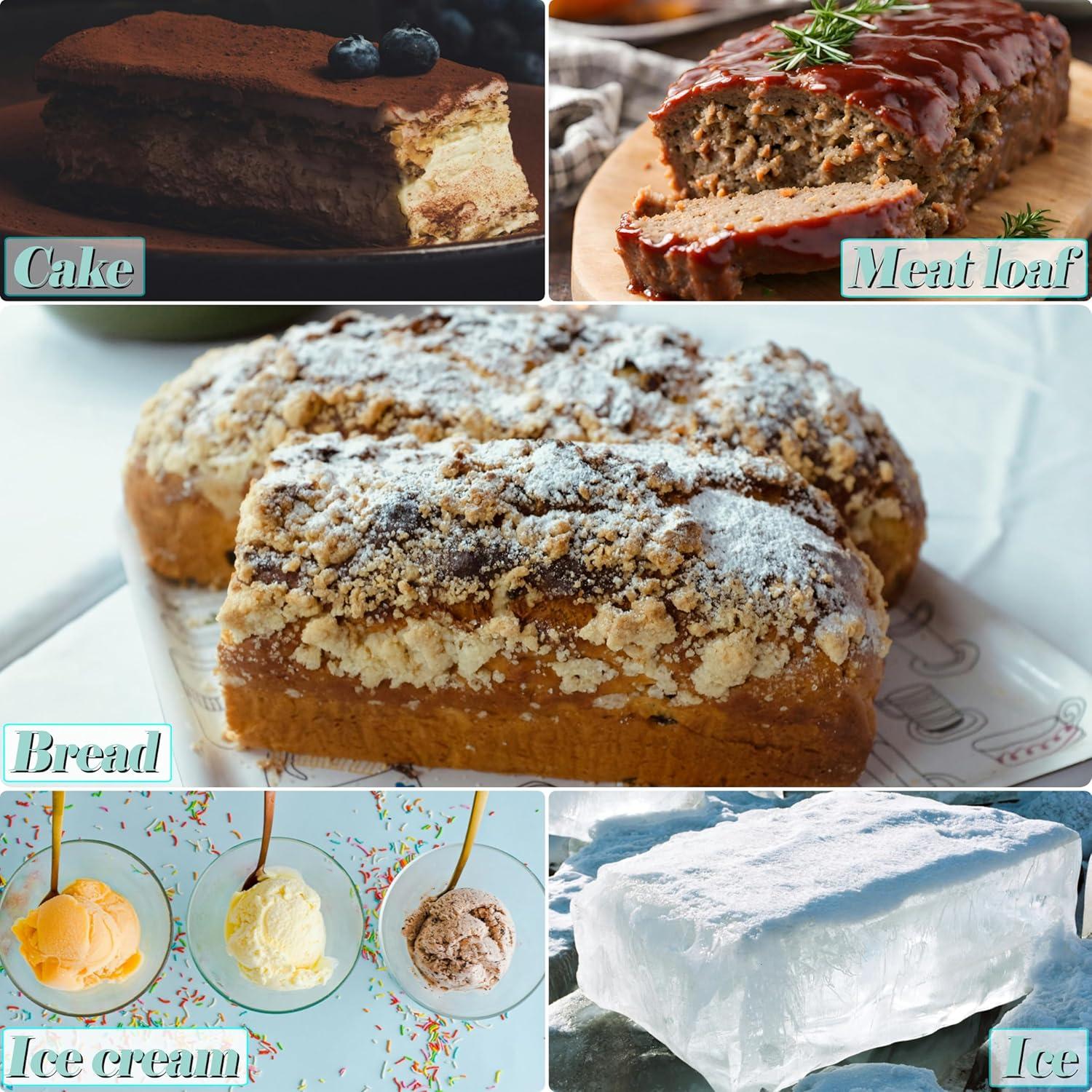 Molde de Pan de Silicona MacaRio Set de 2 4Lb Verde Menta