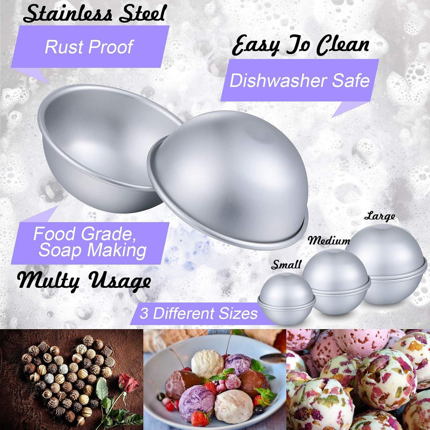 12 Moldes de Baño de Metal Patelai para DIY - 4.5 a 6.5 cm