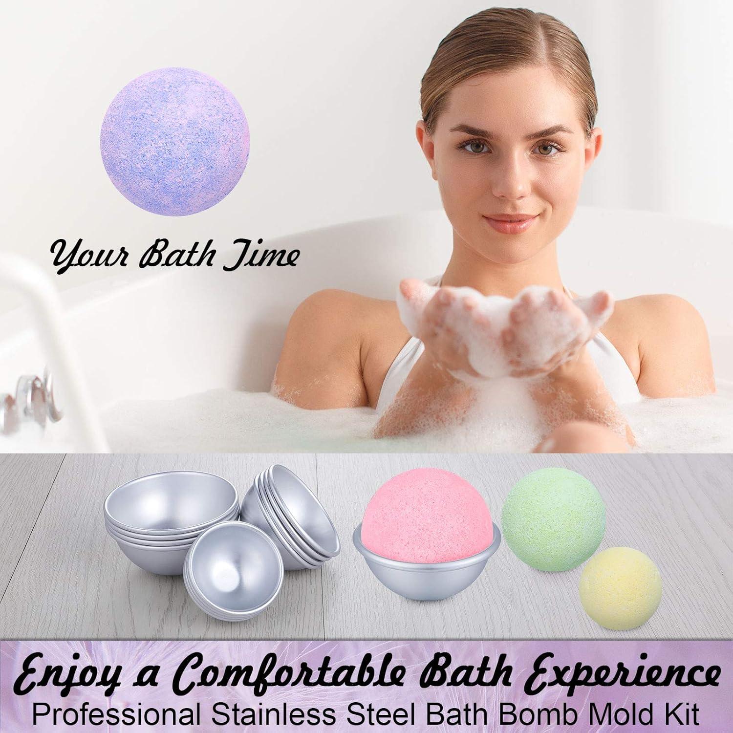 12 Moldes de Baño de Metal Patelai para DIY - 4.5 a 6.5 cm