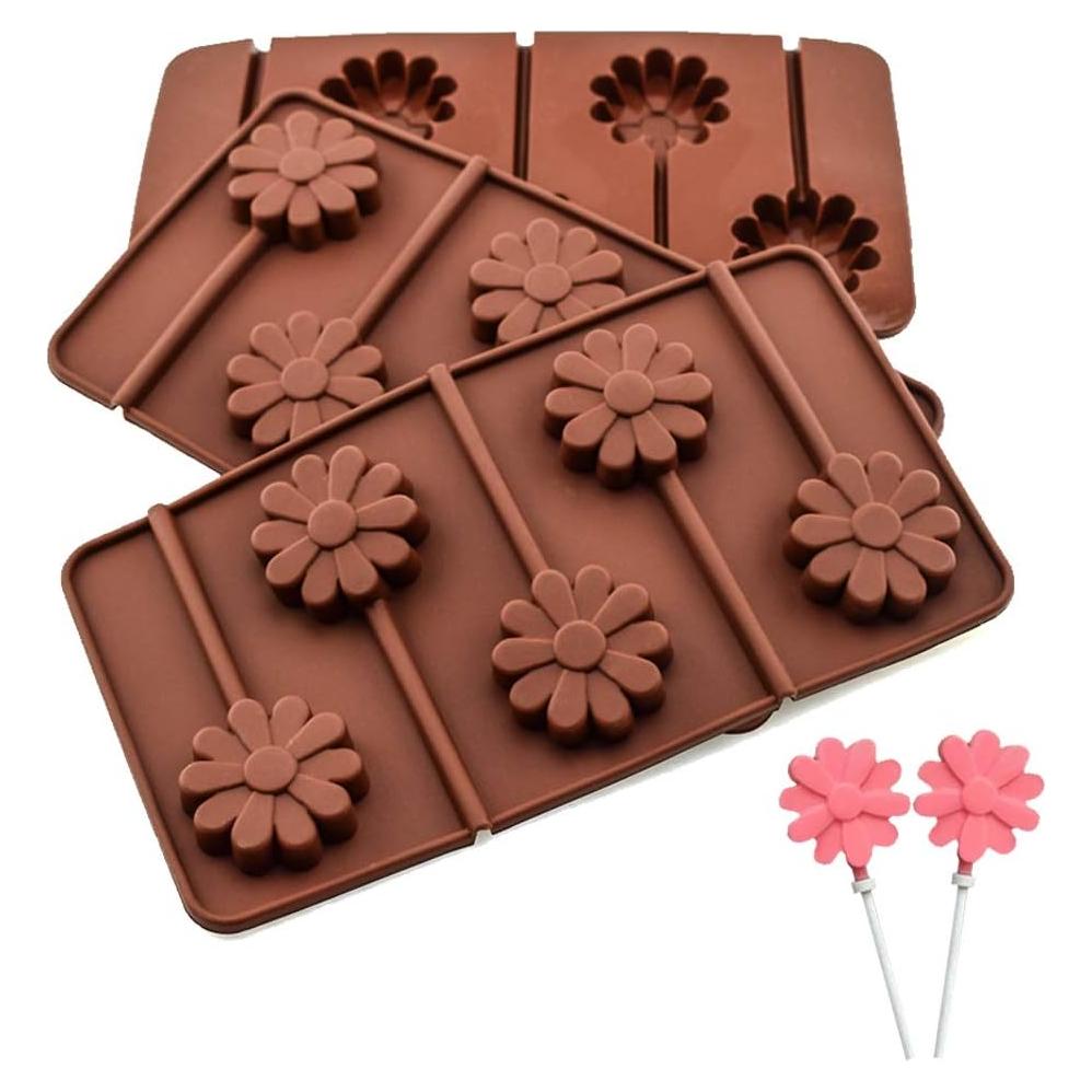 Molde de Silicona Girasol BaaSid 3 Piezas 19.8x10.7cm