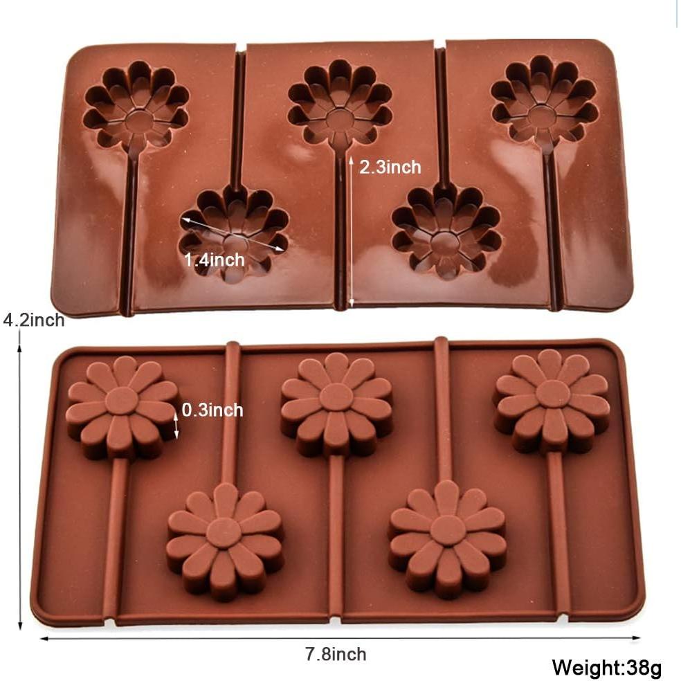Molde de Silicona Girasol BaaSid 3 Piezas 19.8x10.7cm
