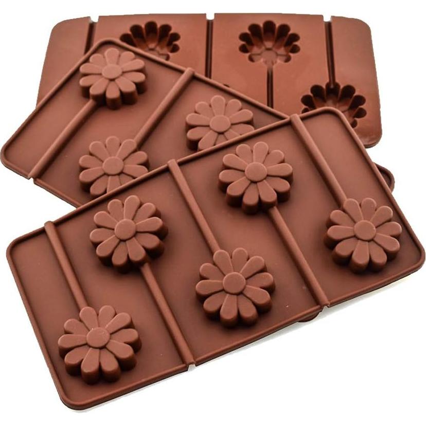 Molde de Silicona Girasol BaaSid 3 Piezas 19.8x10.7cm