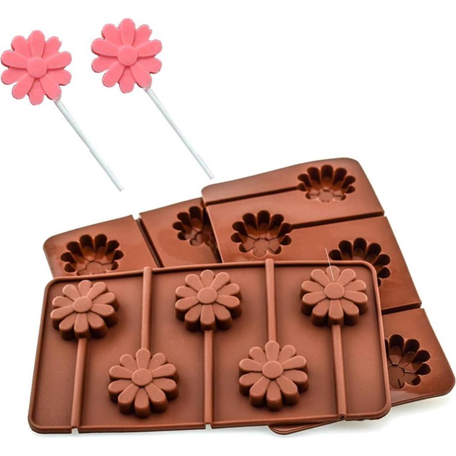 Molde de Silicona Girasol BaaSid 3 Piezas 19.8x10.7cm