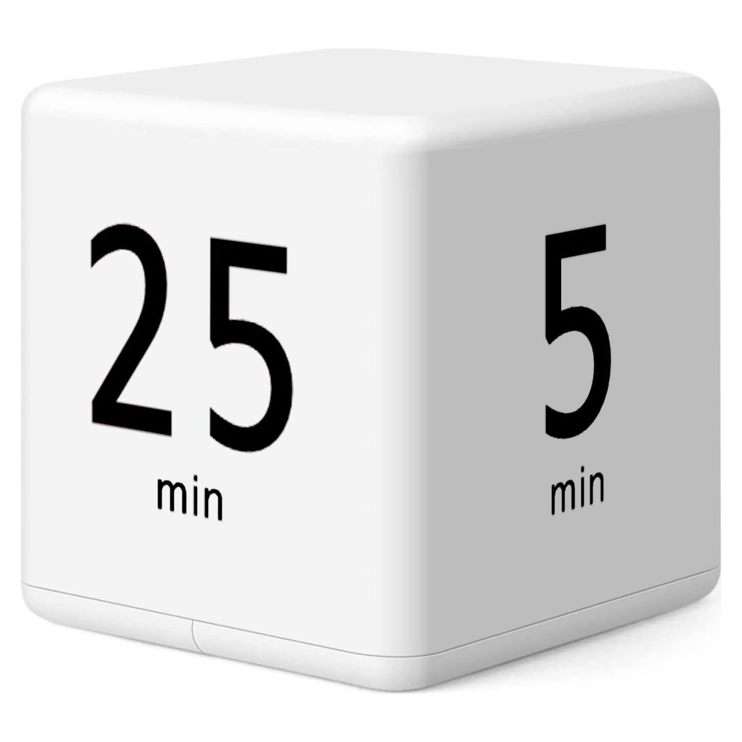 Temporizador Pomodoro DQDEDIAN Cubo 4 Configuraciones 90g