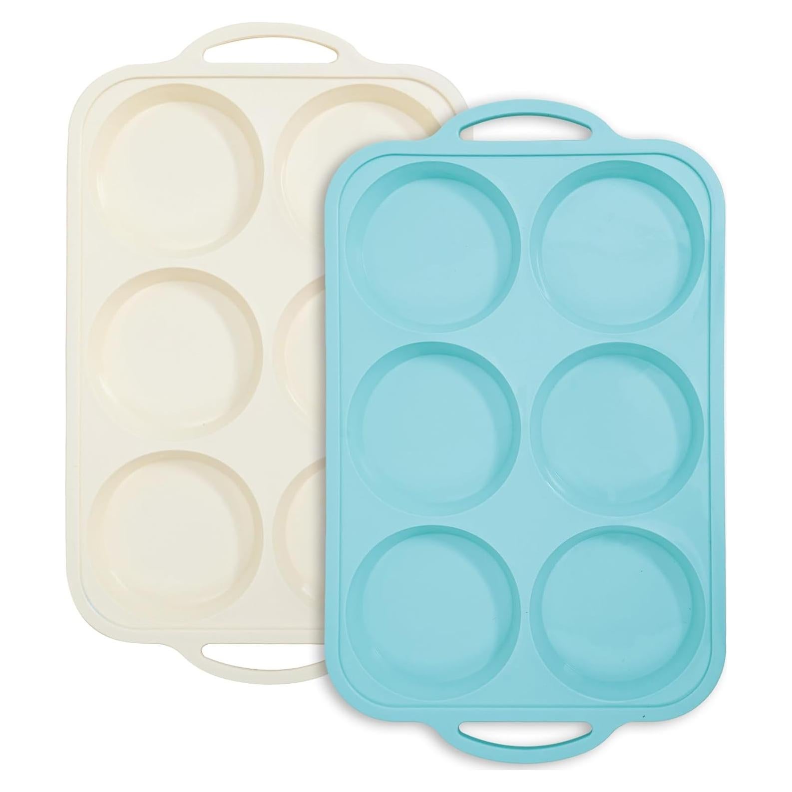 Molde de Silicona Antiadherente Toeusog para Muffin 4"