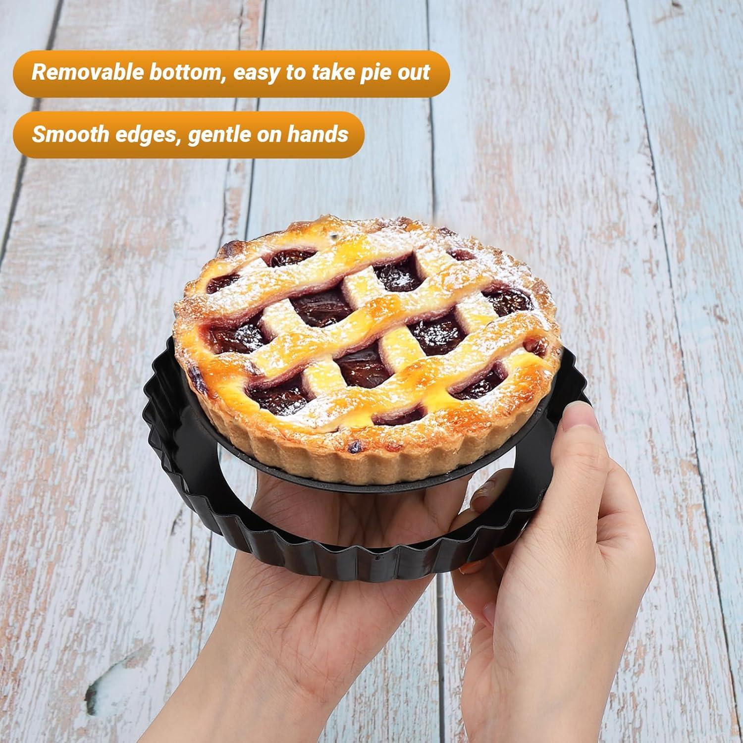 Molde para Tartas Beasea 15 cm Antiadherente 4 Piezas