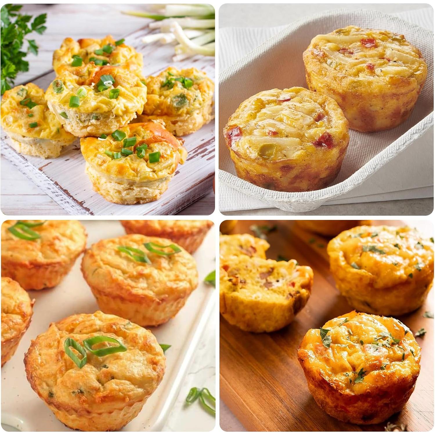 Moldes de Silicona Fchil para Horno 12 Cavidades Antiadherente