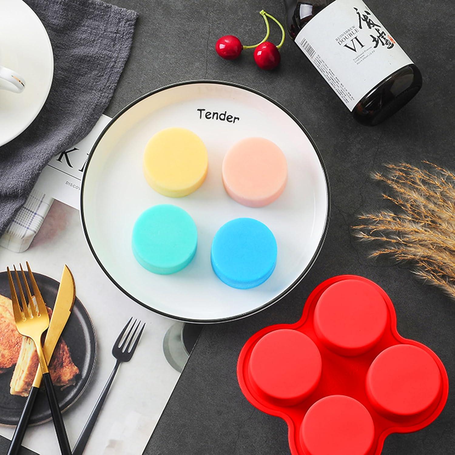 Moldes de Silicona para Huevos Fritos Jigfew - 2 Piezas 13.5 cm