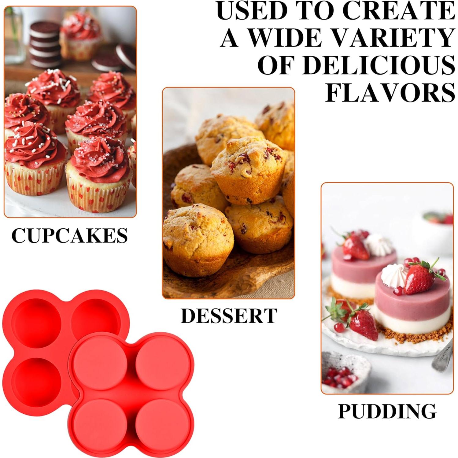 Moldes de Silicona para Huevos Fritos Jigfew - 2 Piezas 13.5 cm