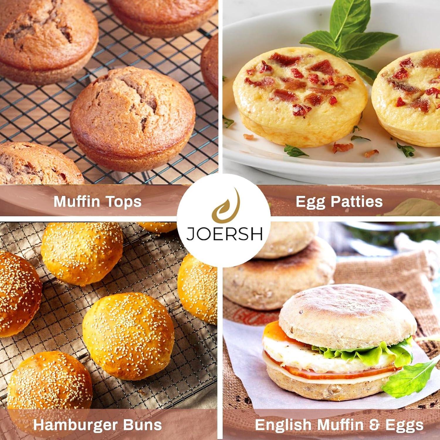 Molde de Silicona JOERSH Jumbo Redondo 33x23 cm para Muffin