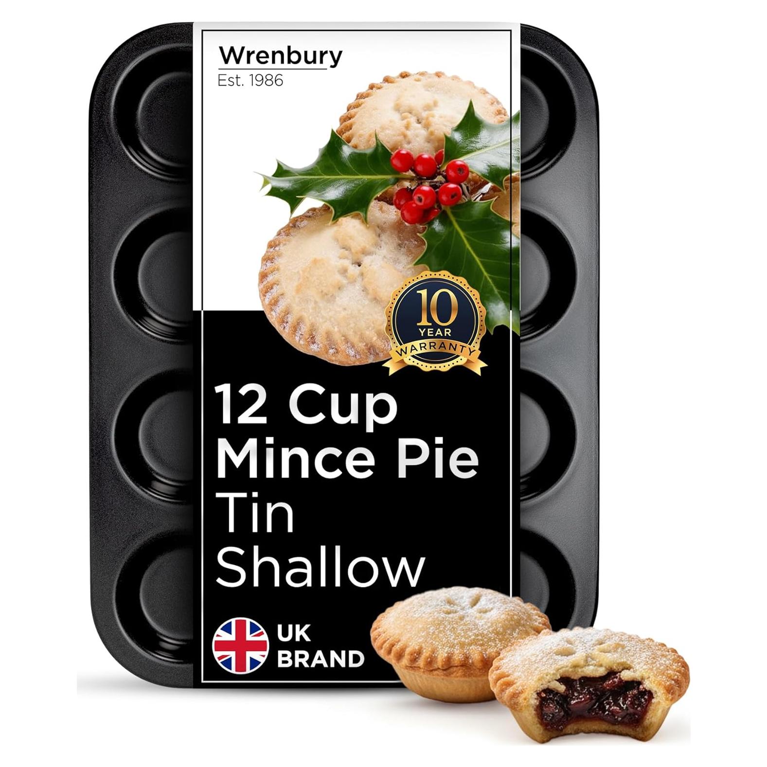 Bandeja para Pasteles de Carne Wrenbury 12 Tazas Acero al Carbono