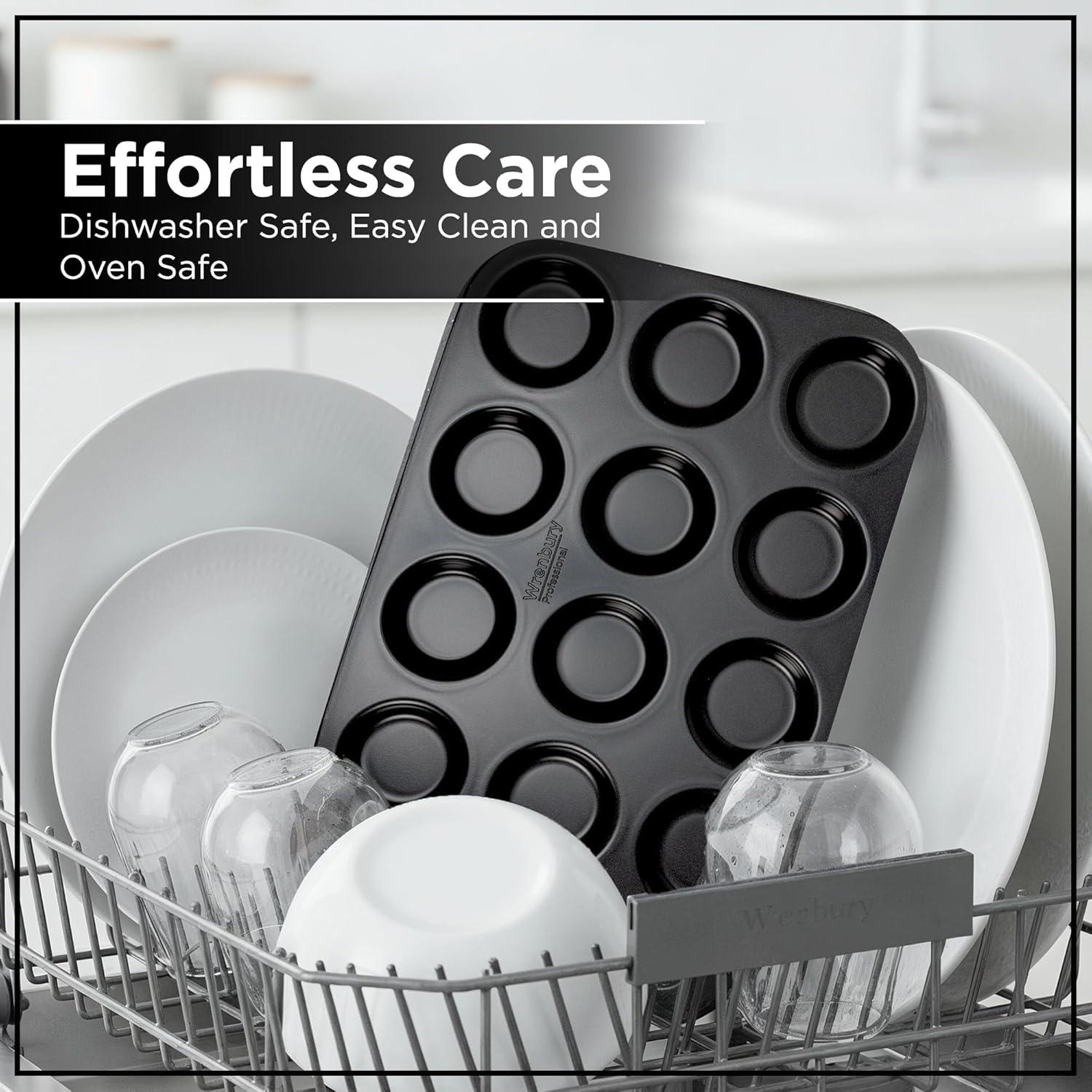 Bandeja para Pasteles de Carne Wrenbury 12 Tazas Acero al Carbono