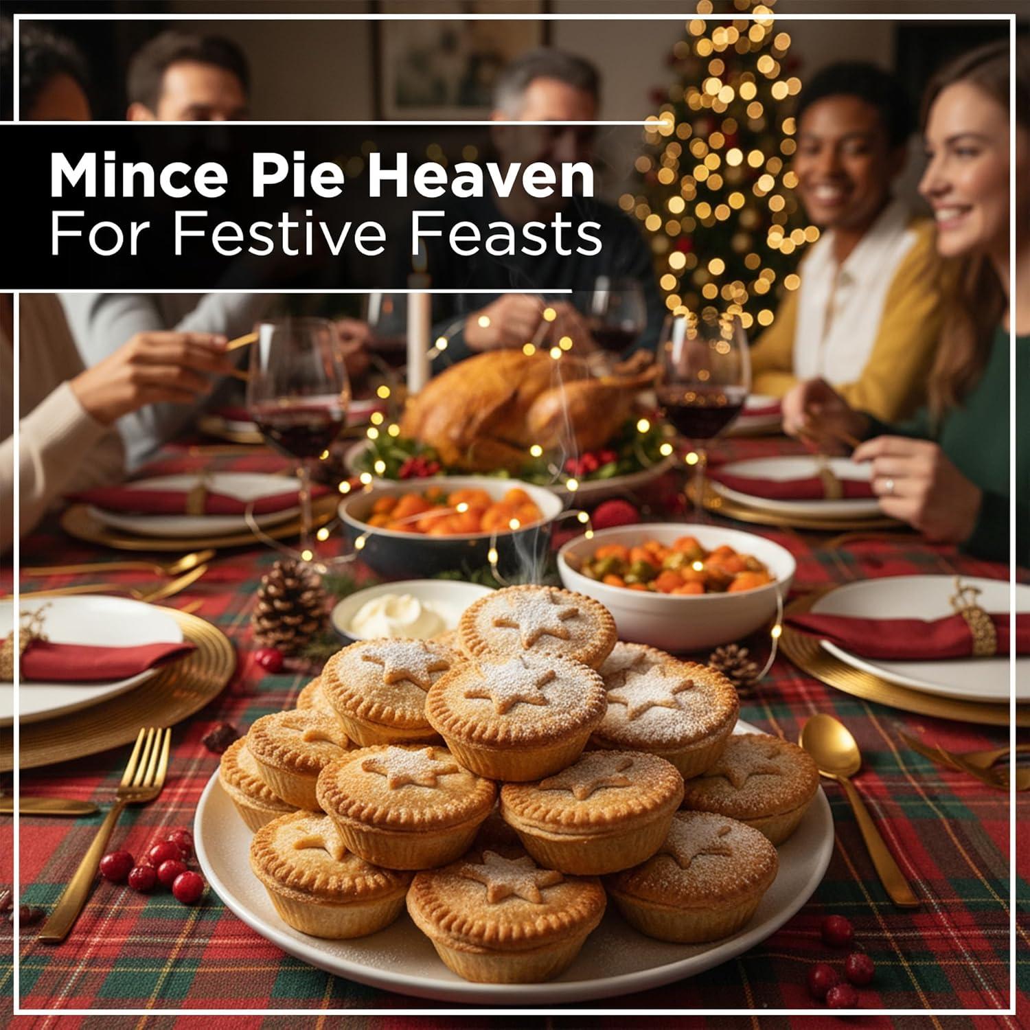 Bandeja para Pasteles de Carne Wrenbury 12 Tazas Acero al Carbono