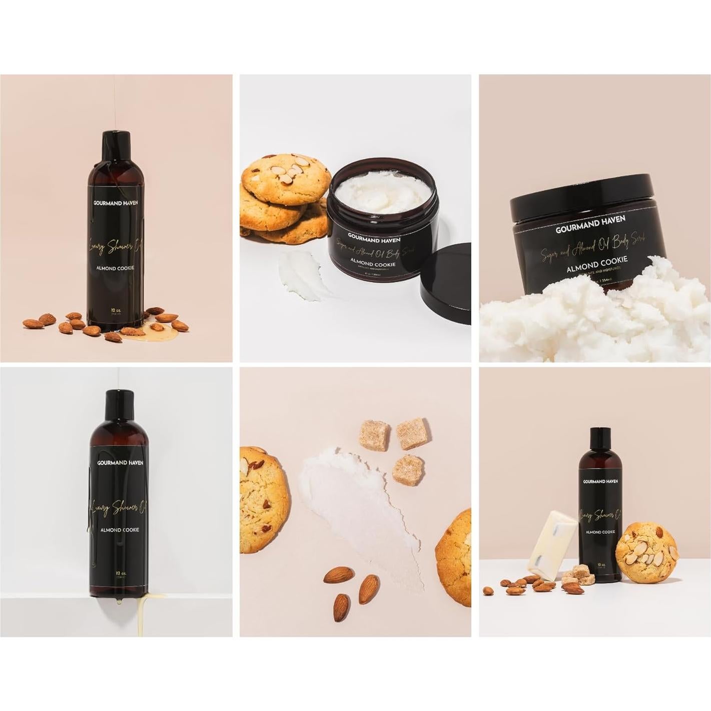 Exfoliante Corporal Gourmand Haven 354 ml - Azúcar y Almendra