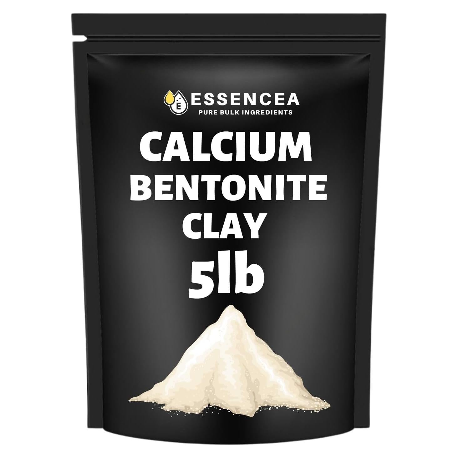 Polvo de Arcilla Bentonita de Calcio 2.27kg Essencea - 100% Natural