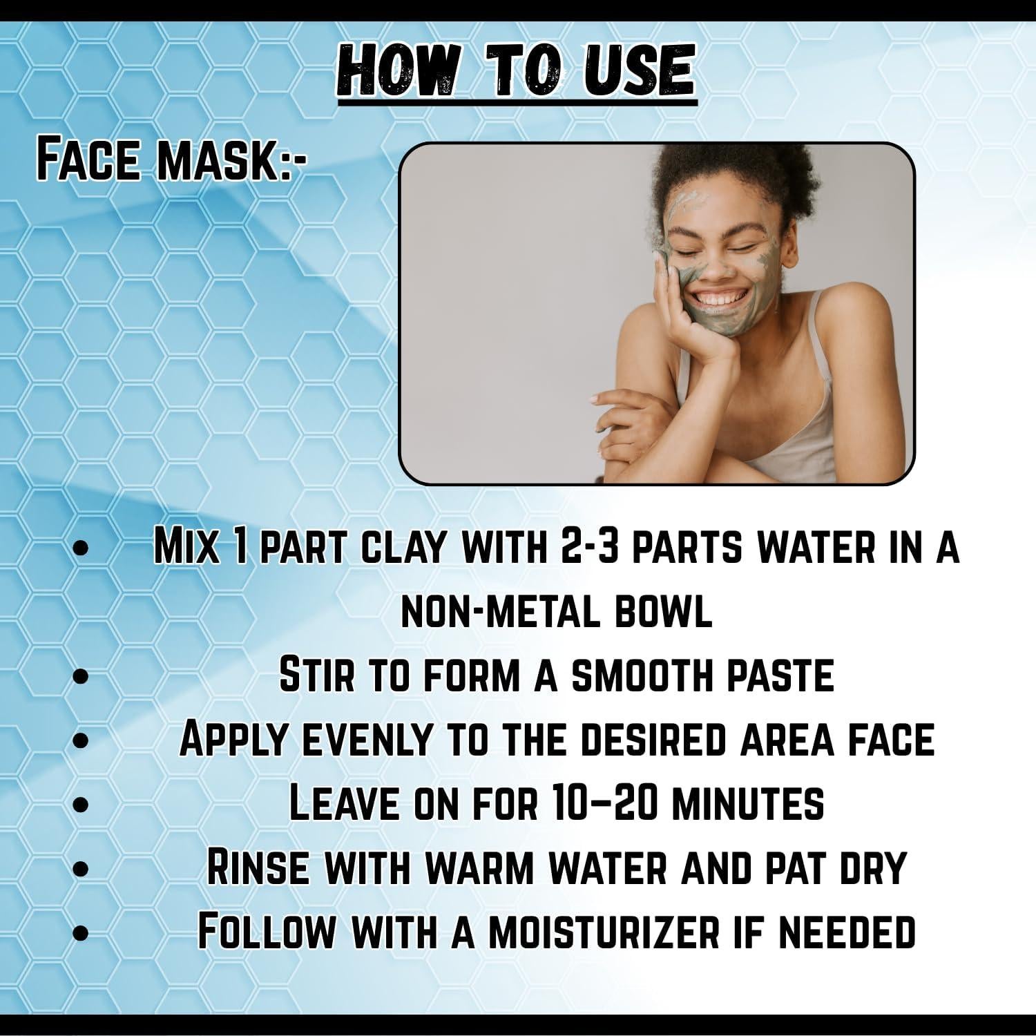 Polvo de Arcilla Bentonita de Calcio 2.27kg Essencea - 100% Natural