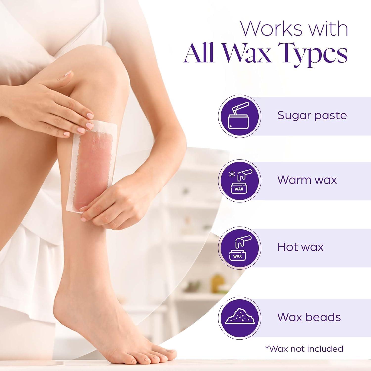 Tiras de Cera No Tejida PURE AWARENESS 150 XXL para Depilación