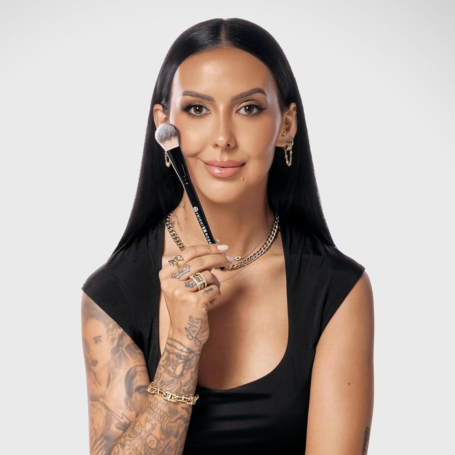 Brocha Multi-Pro BK Beauty N17 Doble Cara para Maquillaje