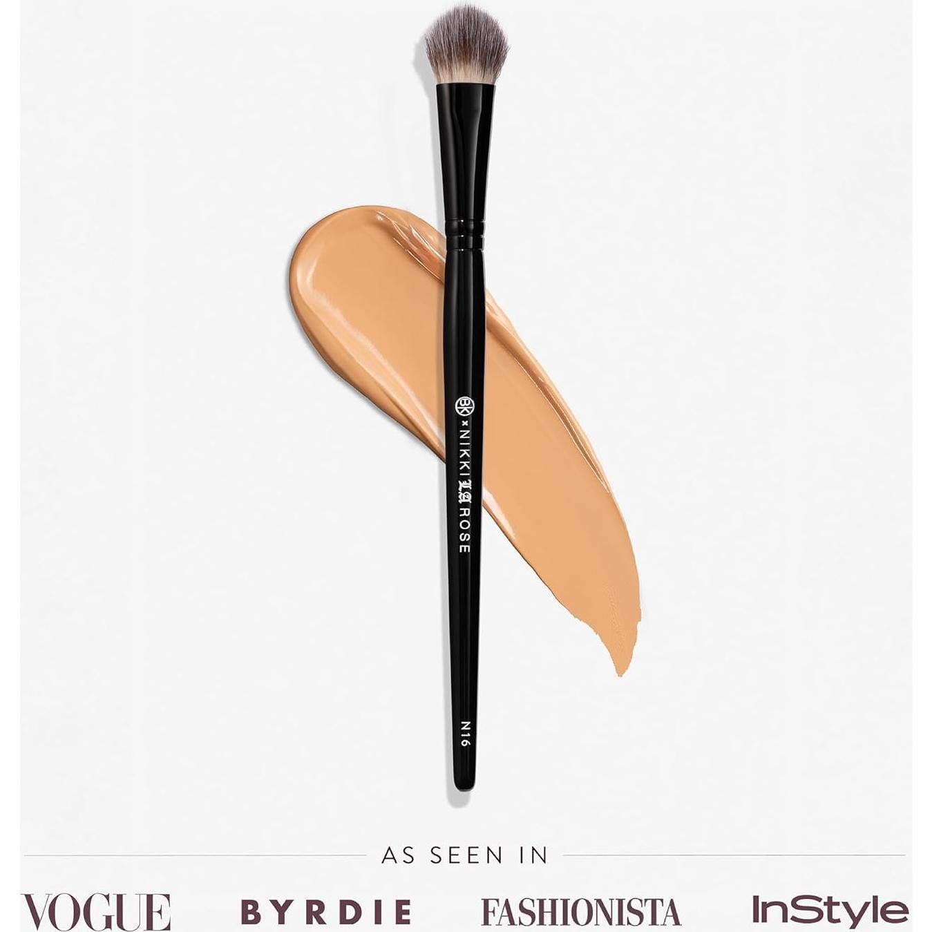 Brocha de Corrector BK Beauty N16 Nikki La Rose - Precisión y Mezcla