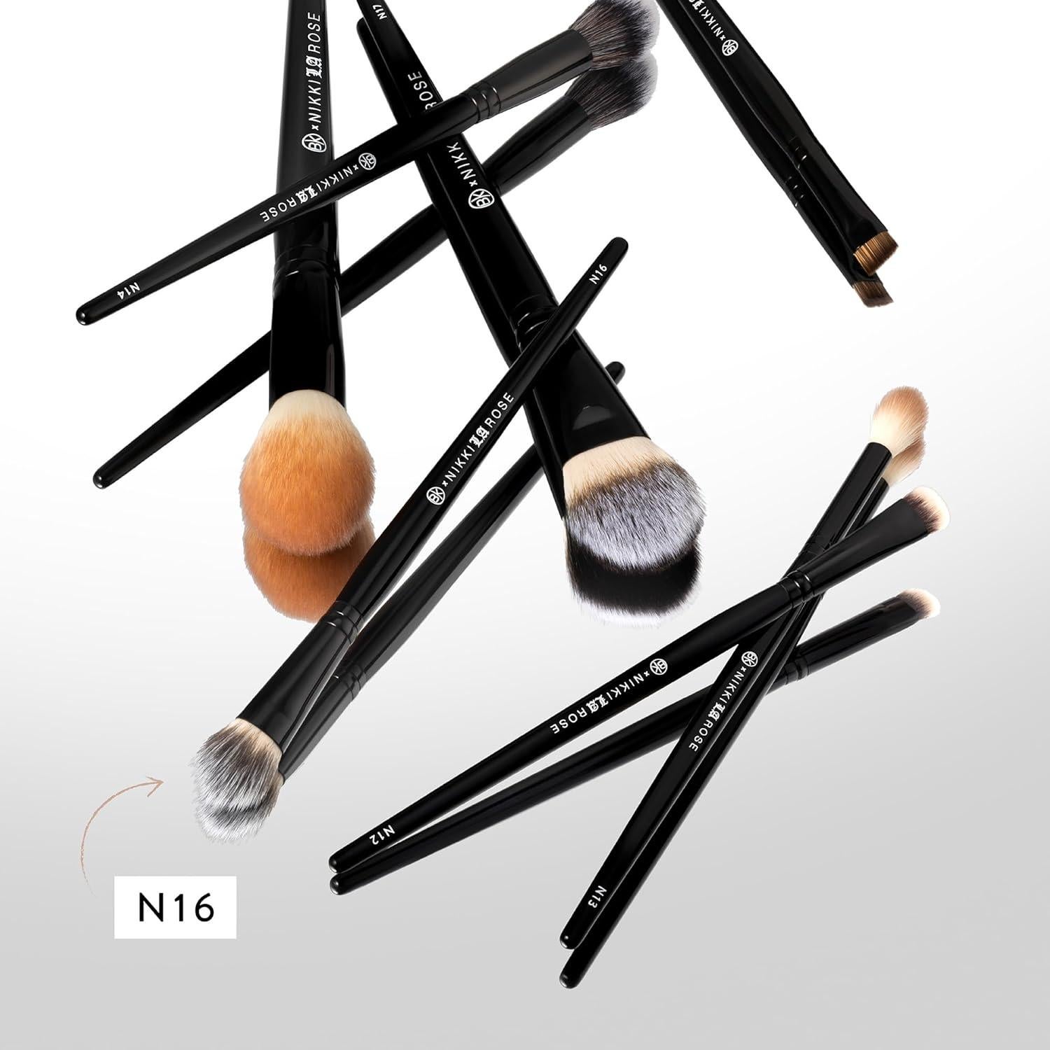 Brocha de Corrector BK Beauty N16 Nikki La Rose - Precisión y Mezcla