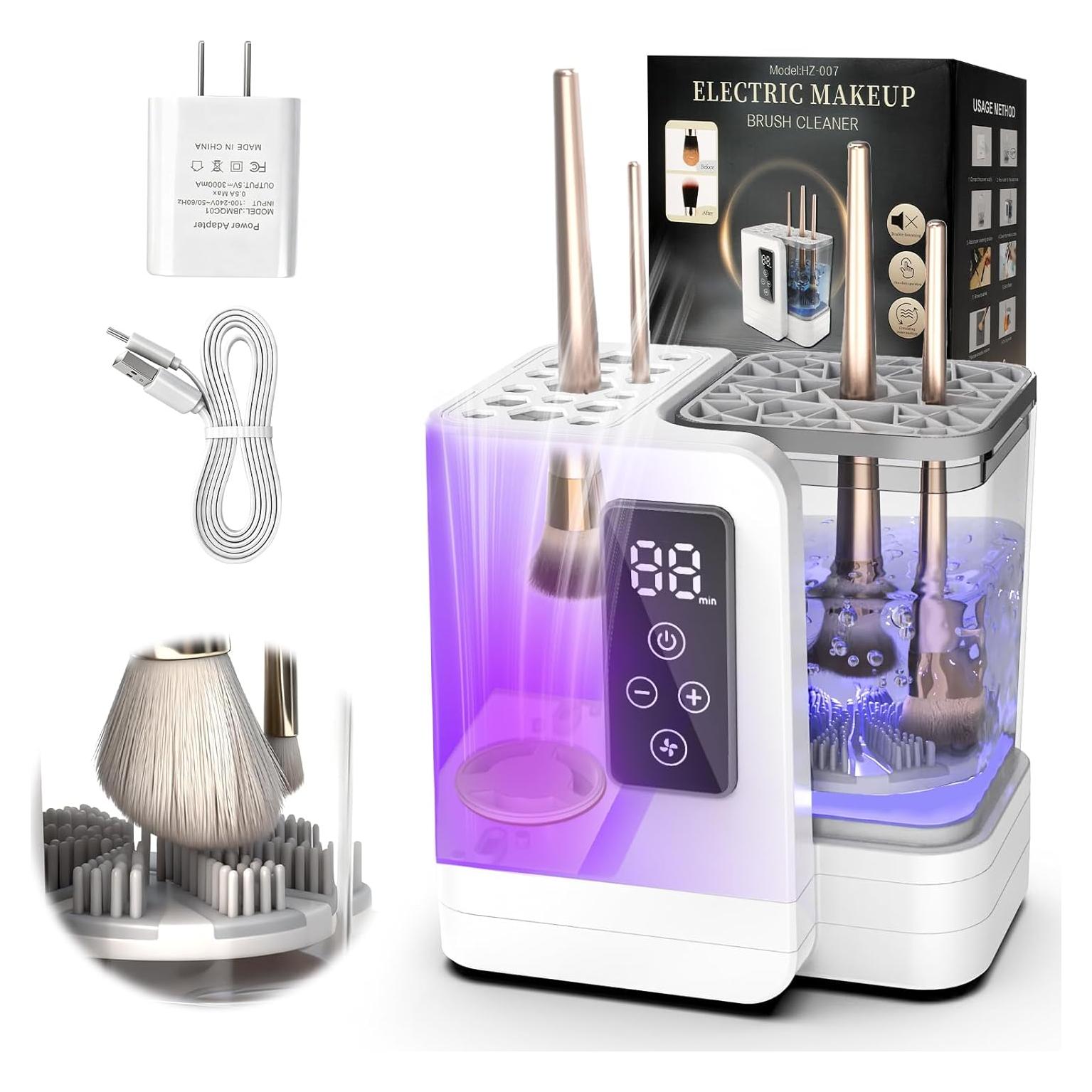 Máquina Limpiadora y Secadora de Brochas de Maquillaje USB 5-en-1