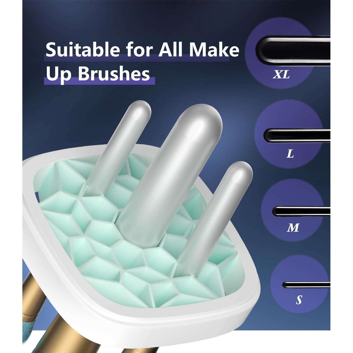 Limpiadora de Brochas de Maquillaje MSDQQTIY 10,000 RPM