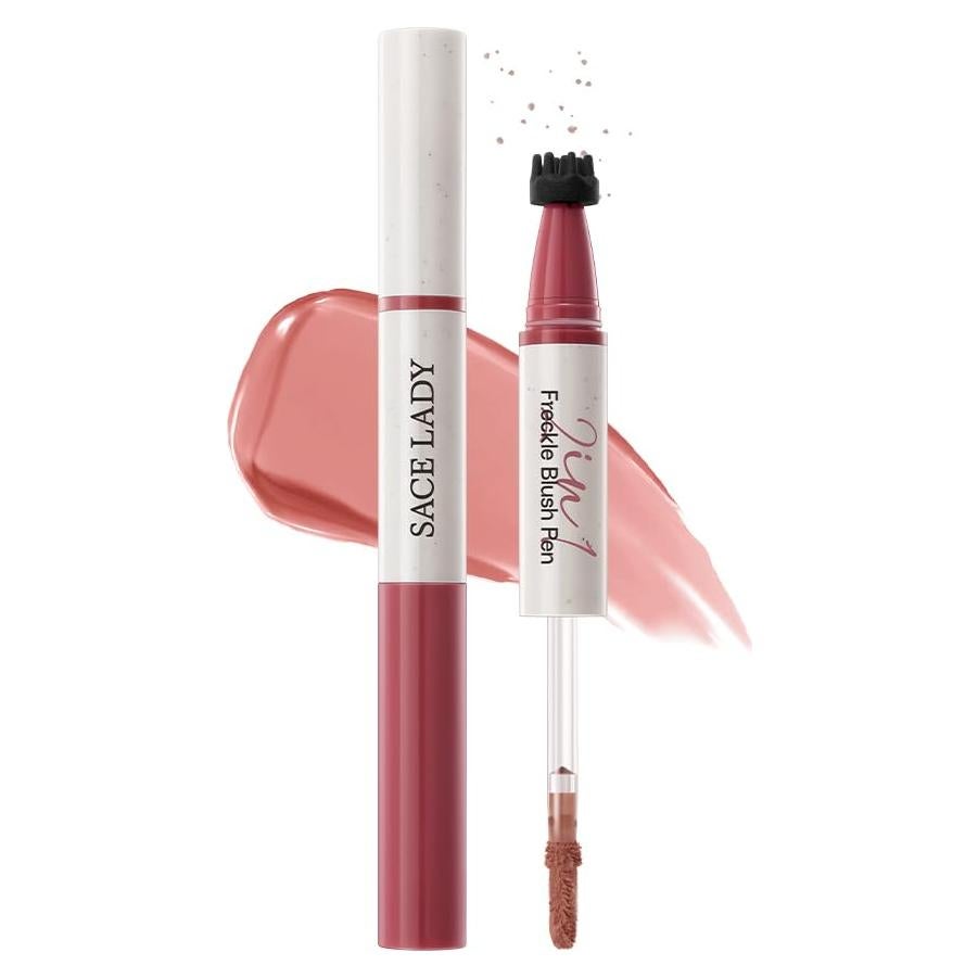 Lápiz de Rubor y Pecas 2-en-1 Sace Lady 15g Sorbete Durazno