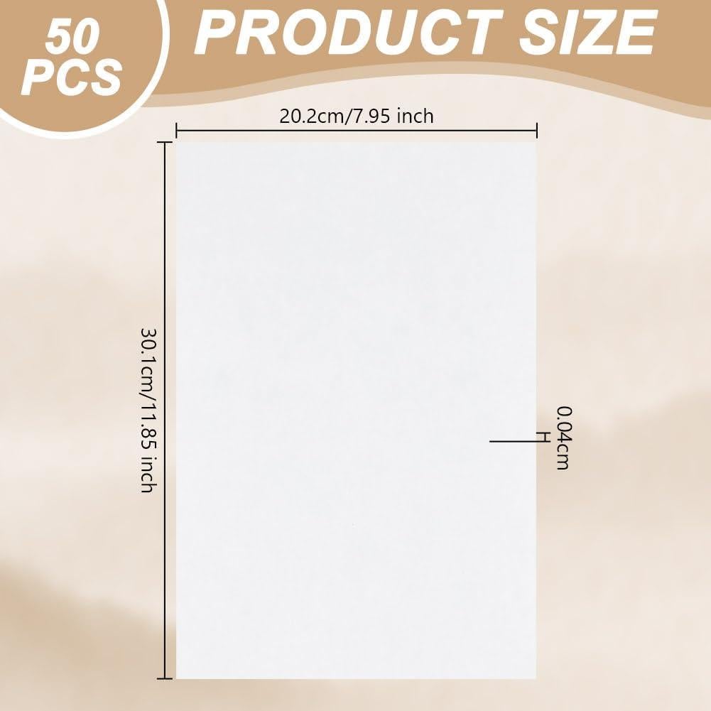 Papel Absorbente para Prensado de Flores OLYCRAFT 50Pcs 30.5x20.3cm