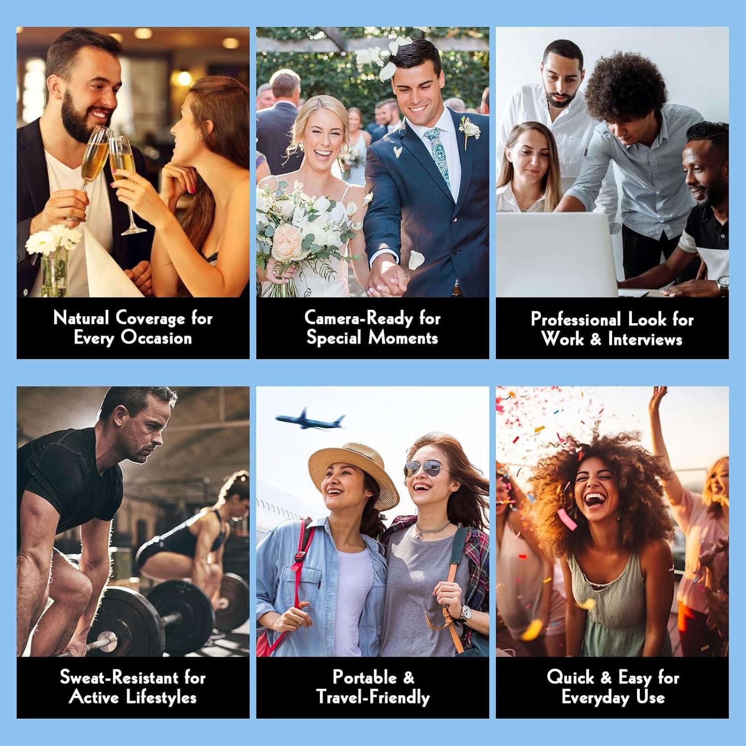 Fibras para Cabello OWNOXY 27.5g - Marrón Oscuro, Engrosar Cabello