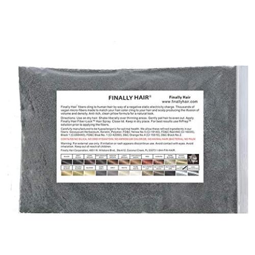 Relleno de Fibra Capilar 250g Finalmente Cabello Gris Claro