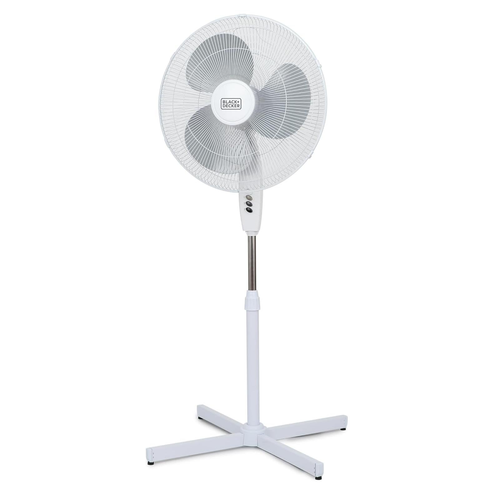 Ventilador de Pedestal BLACK+DECKER BFP18SXW 45.7 cm Oscilante