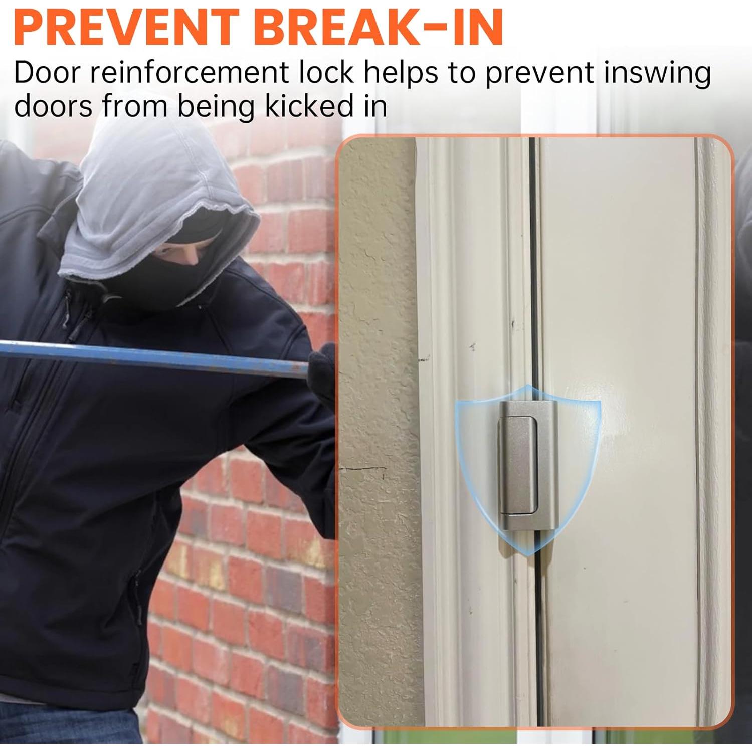 Cerradura de Refuerzo Screw Man para Puerta 800lbs Seguridad