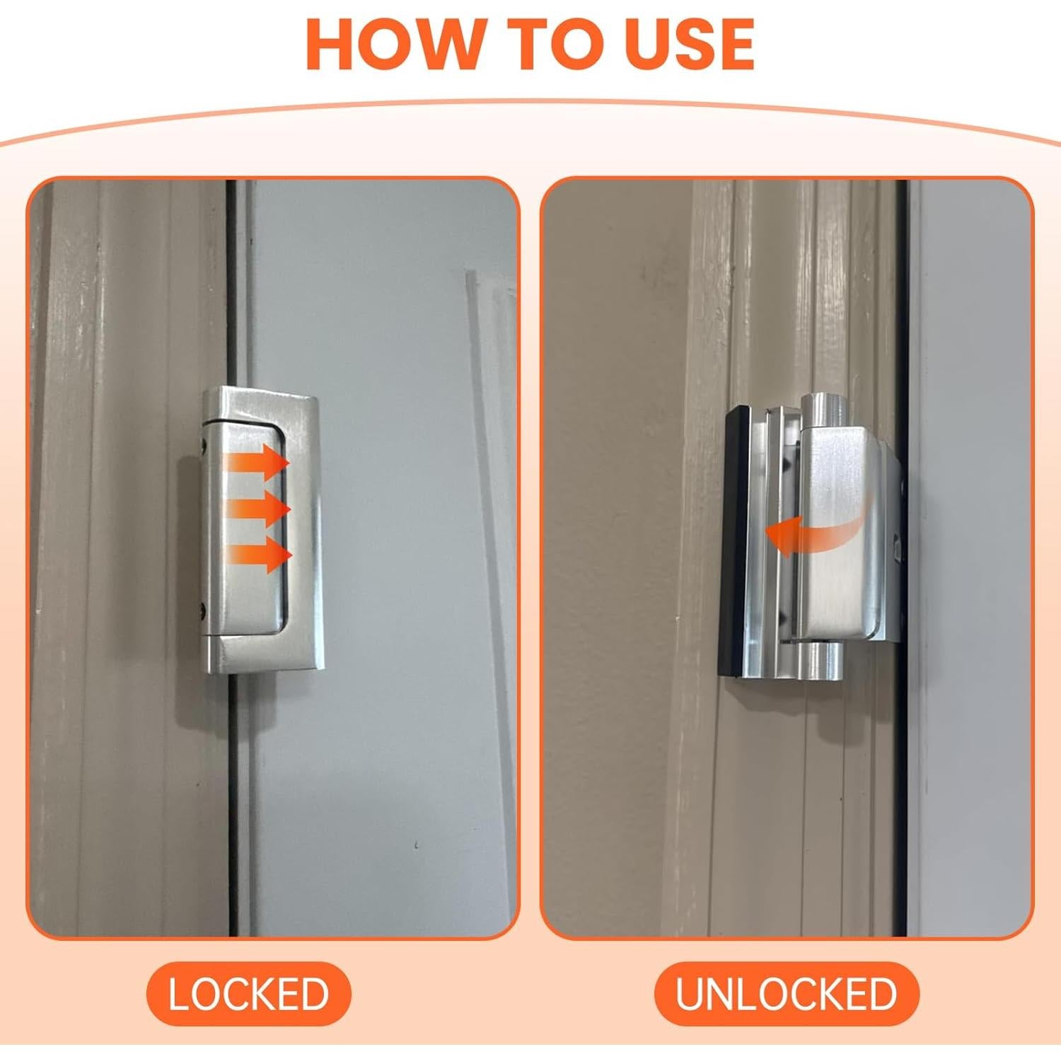 Cerradura de Refuerzo Screw Man para Puerta 800lbs Seguridad