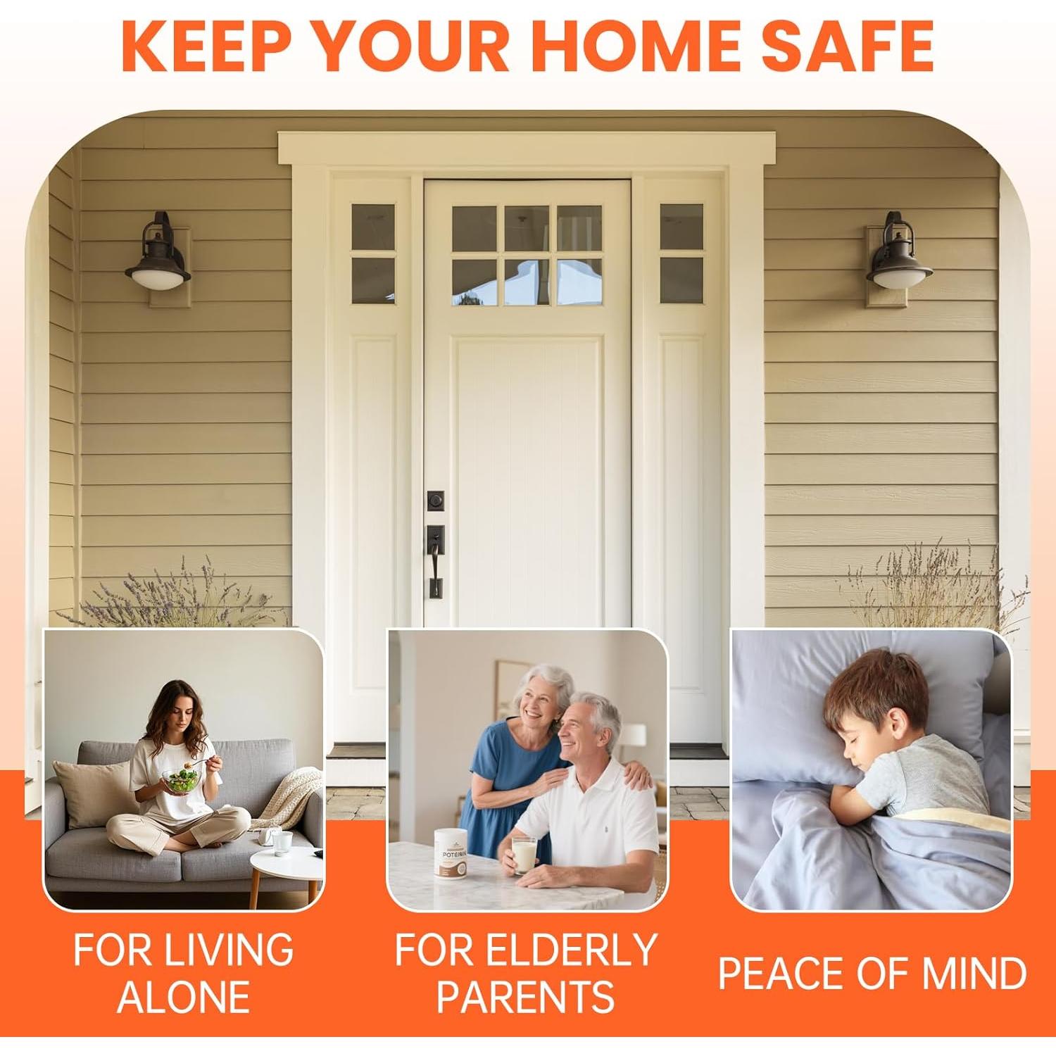 Cerradura de Refuerzo Screw Man para Puerta 800lbs Seguridad