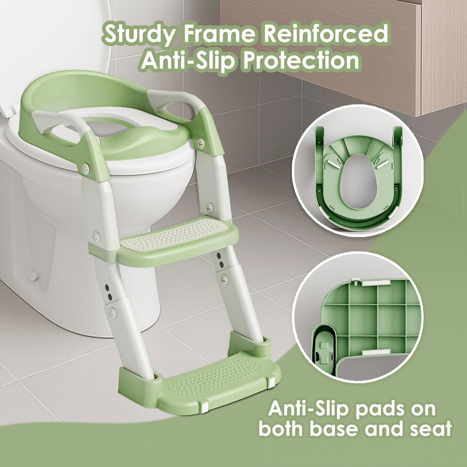 Asiento de Entrenamiento para Baño 3 en 1 Argenens Verde