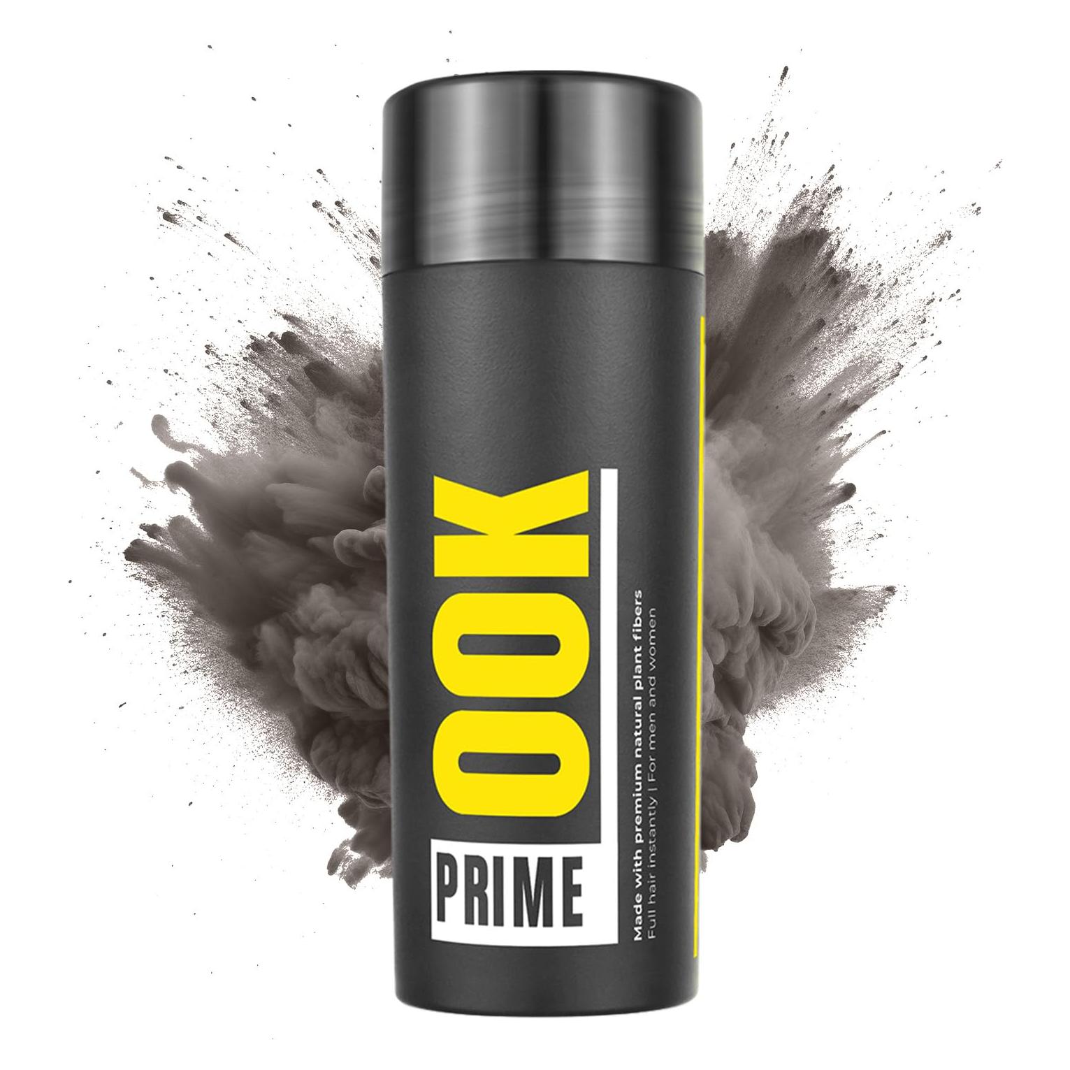 Fibra para Construcción de Cabello PrimeLook 27.5g Gris - Volumen Instantáneo