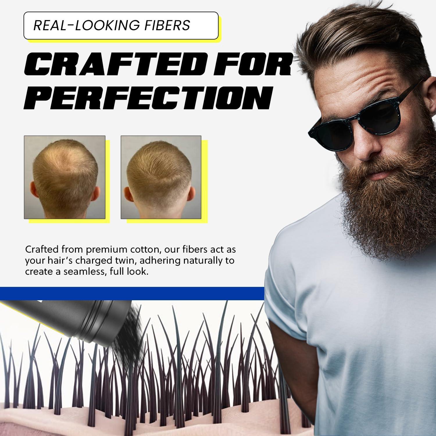 Fibra para Construcción de Cabello PrimeLook 27.5g Gris - Volumen Instantáneo