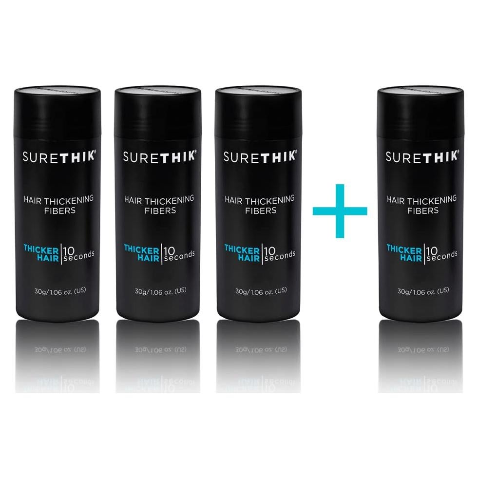 Fibras Engrosadoras para Cabello SureThik 4x30g Marrón Oscuro