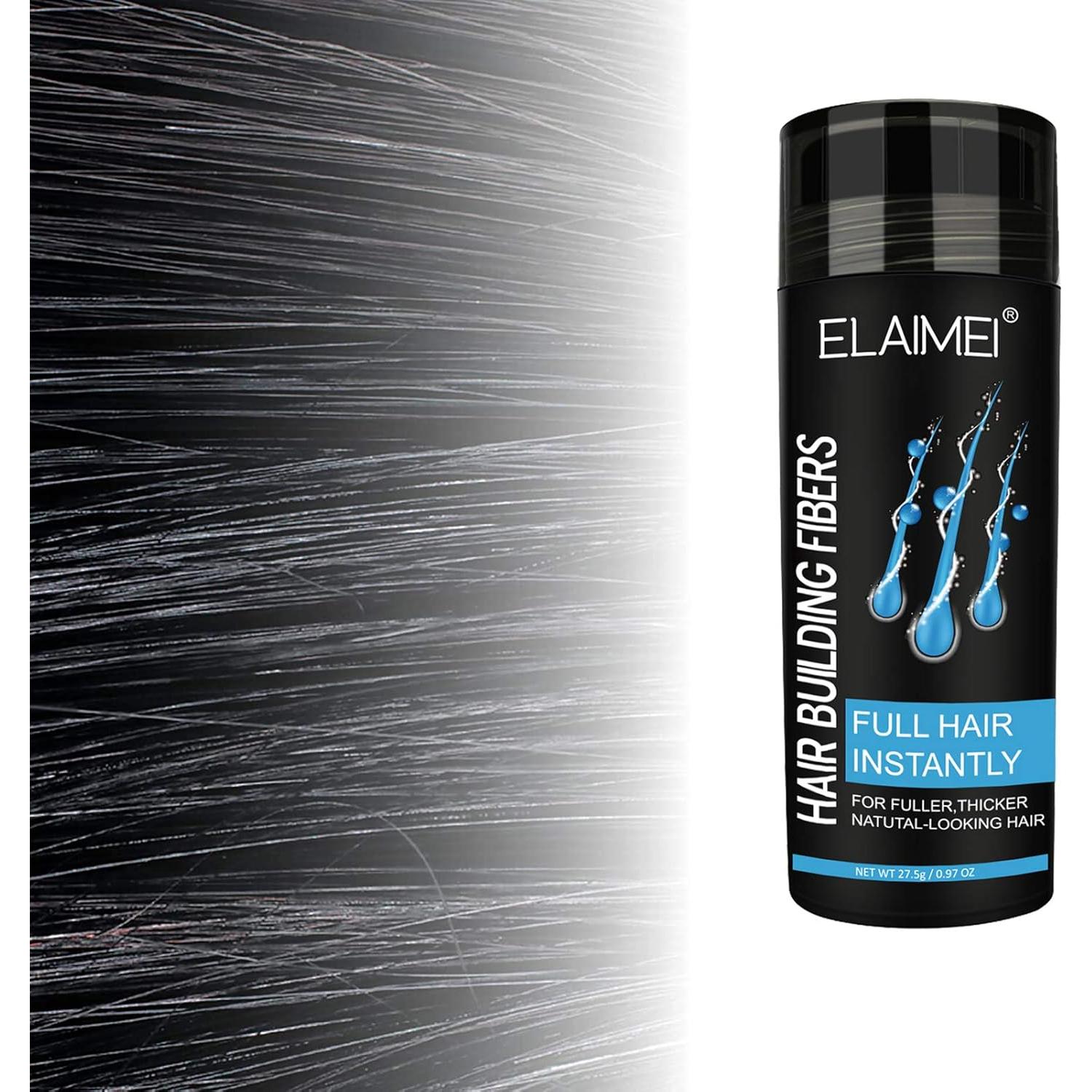 Fibras para Cabello Ralo ELAIMEI 27.5g - Indetectables y Naturales