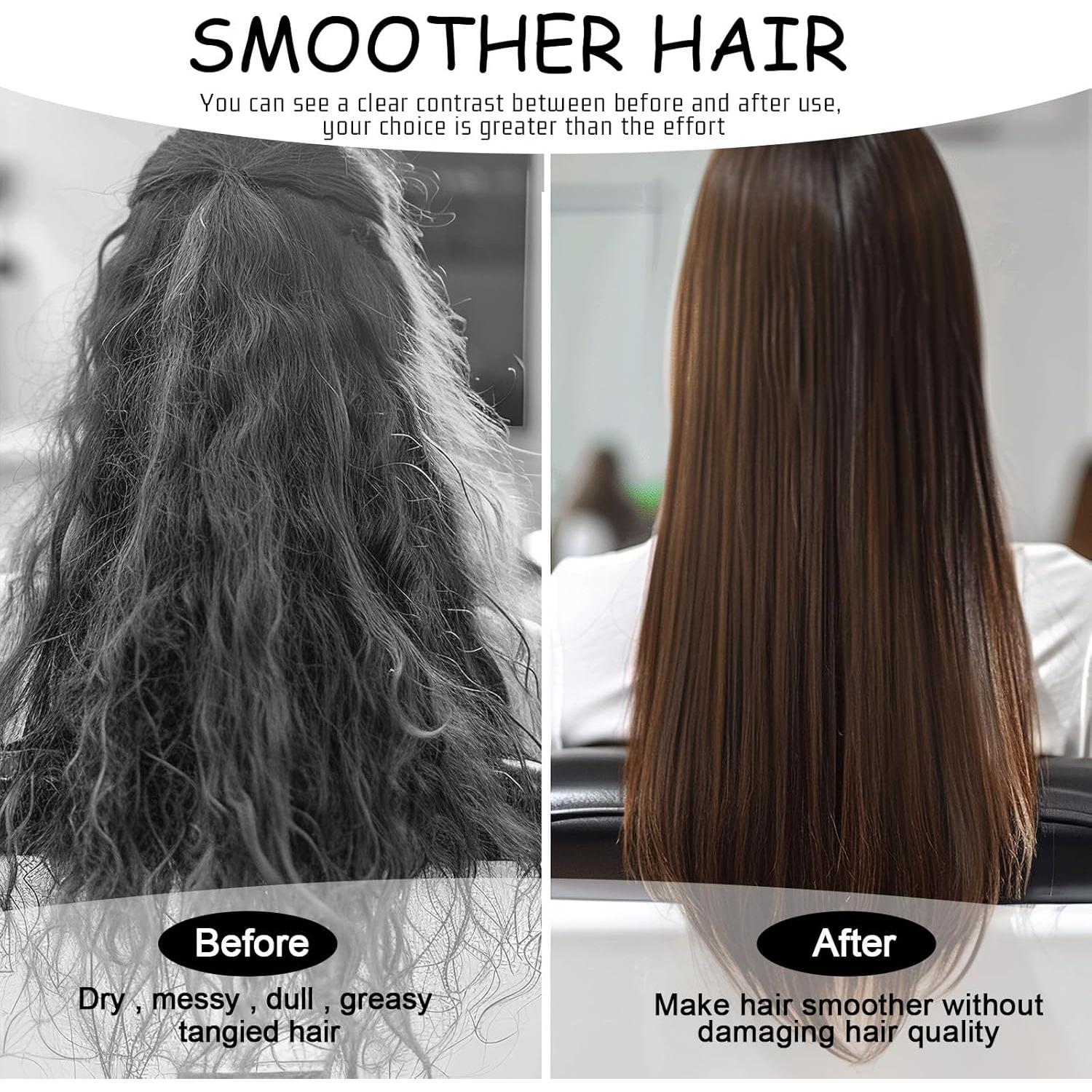 Cepillo de Pelo de Madera Natural Zyghjort - 2 Piezas, Antiestático