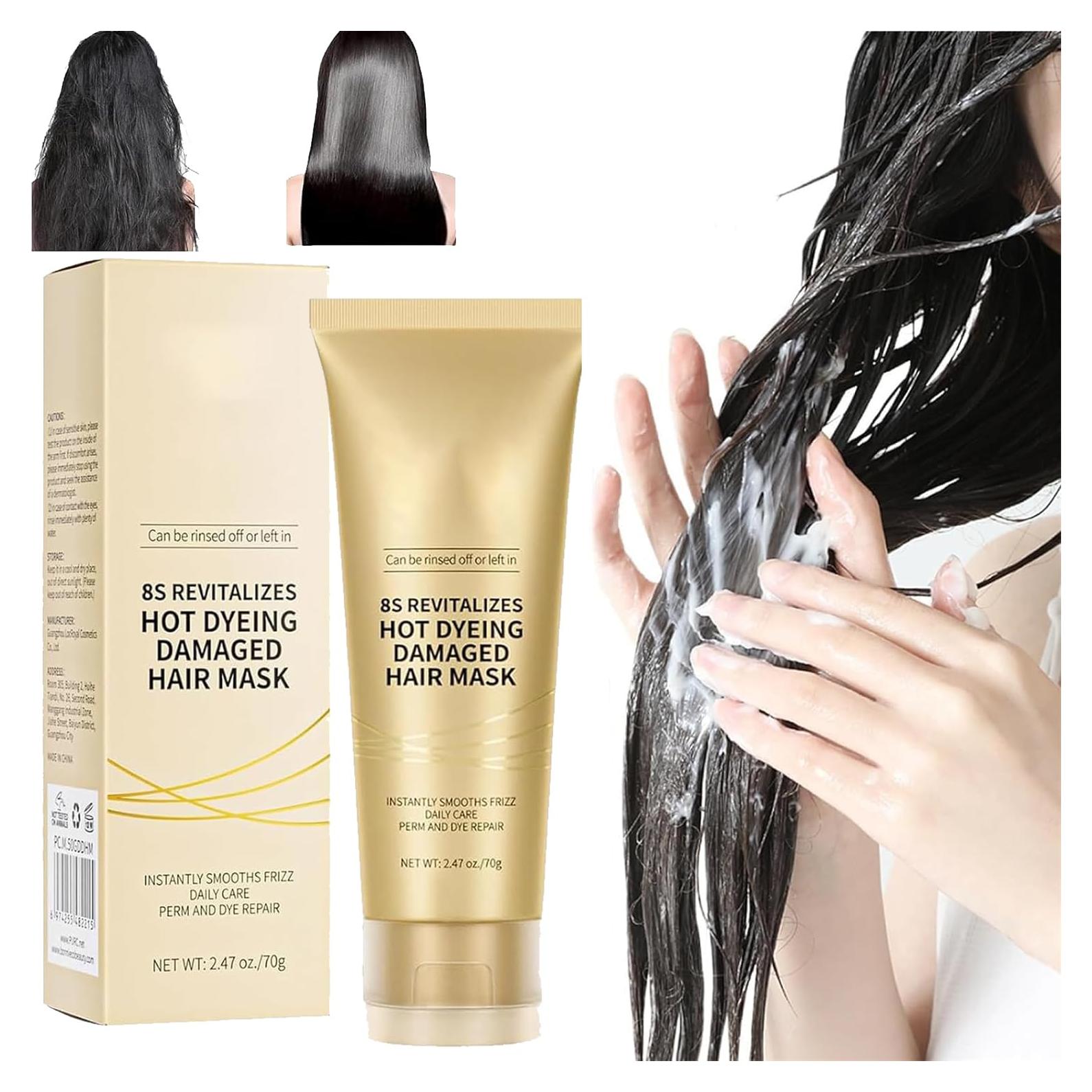 Máscara Revitalizadora Livalur 70g - Tratamiento Queratina Cabello Dañado