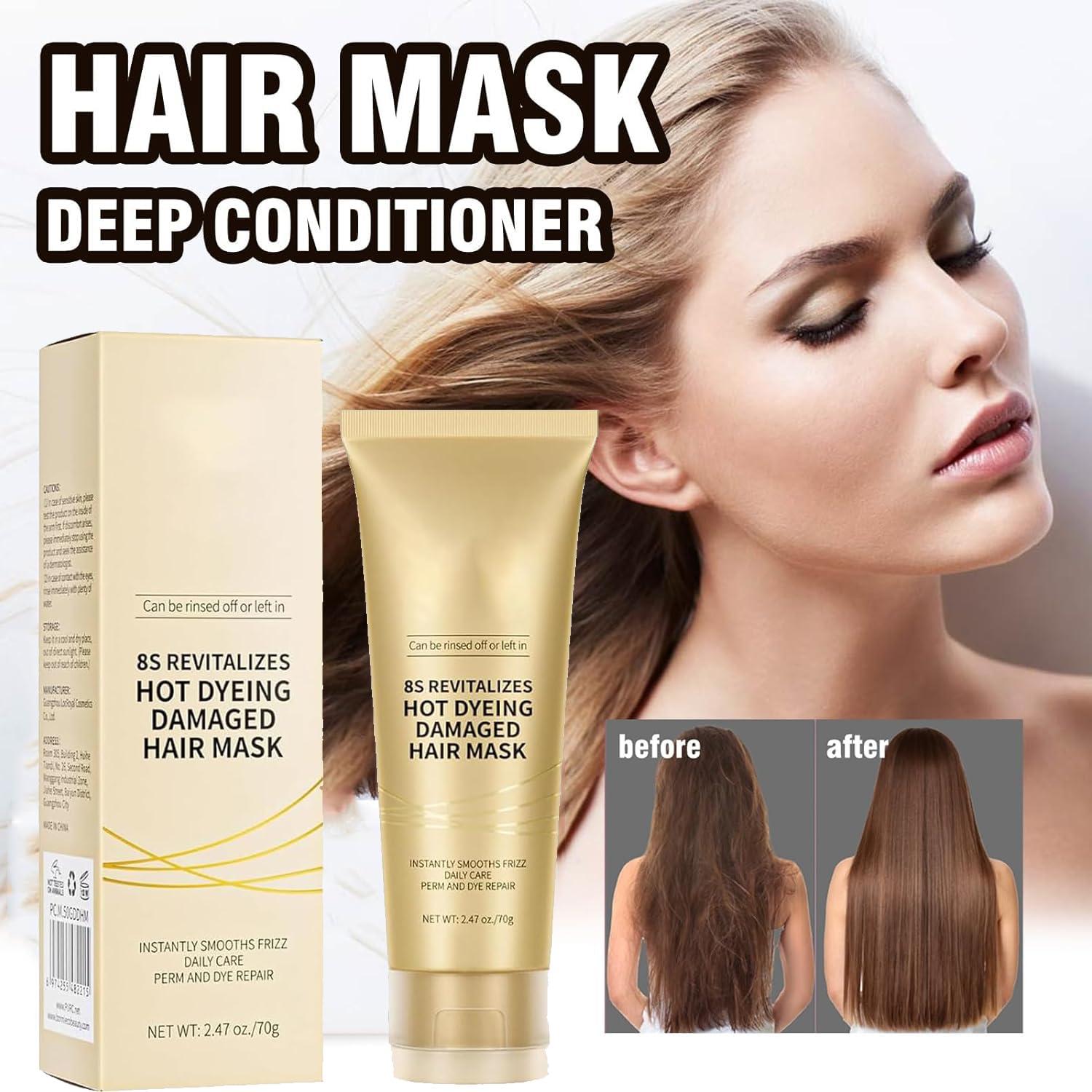 Máscara Revitalizadora Livalur 70g - Tratamiento Queratina Cabello Dañado