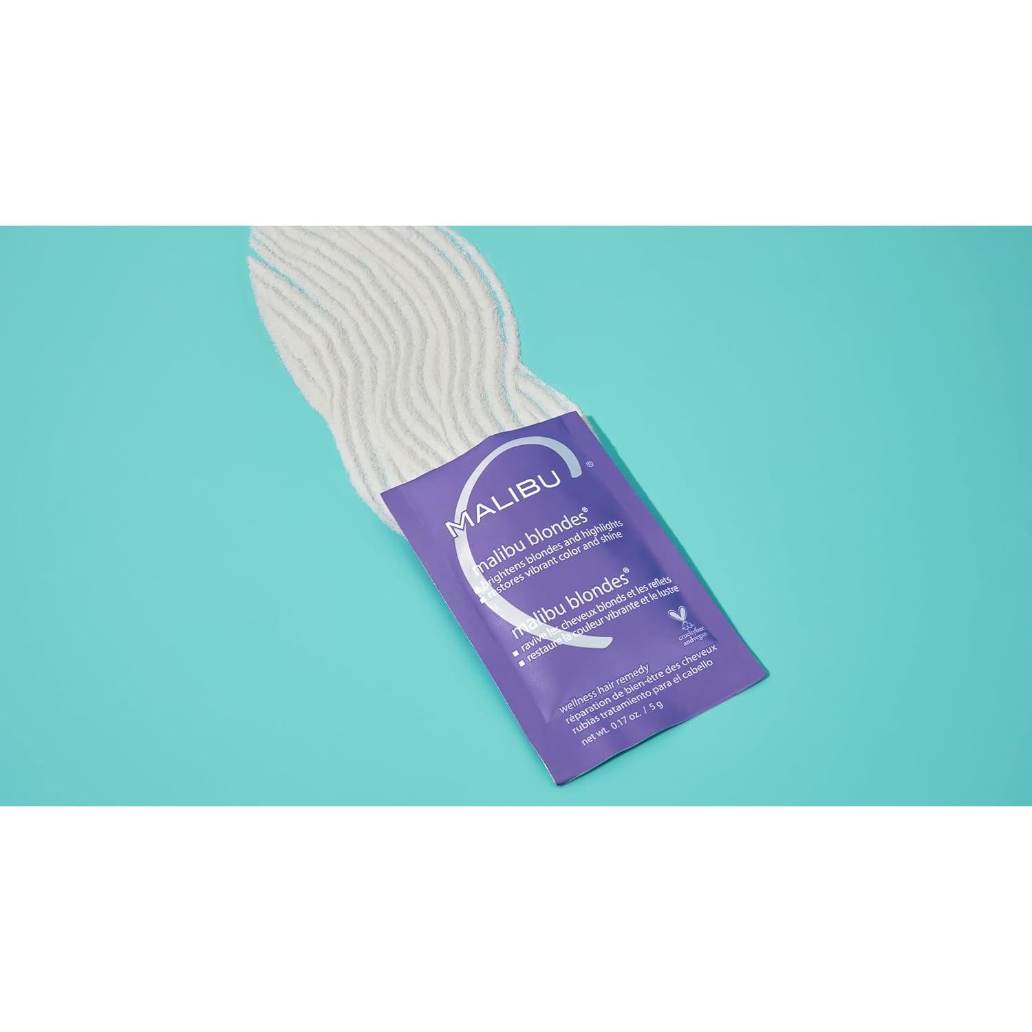 Malibu C Blondes Wellness Remedy 3 Cuentas - Elimina decoloración y restaura brillo