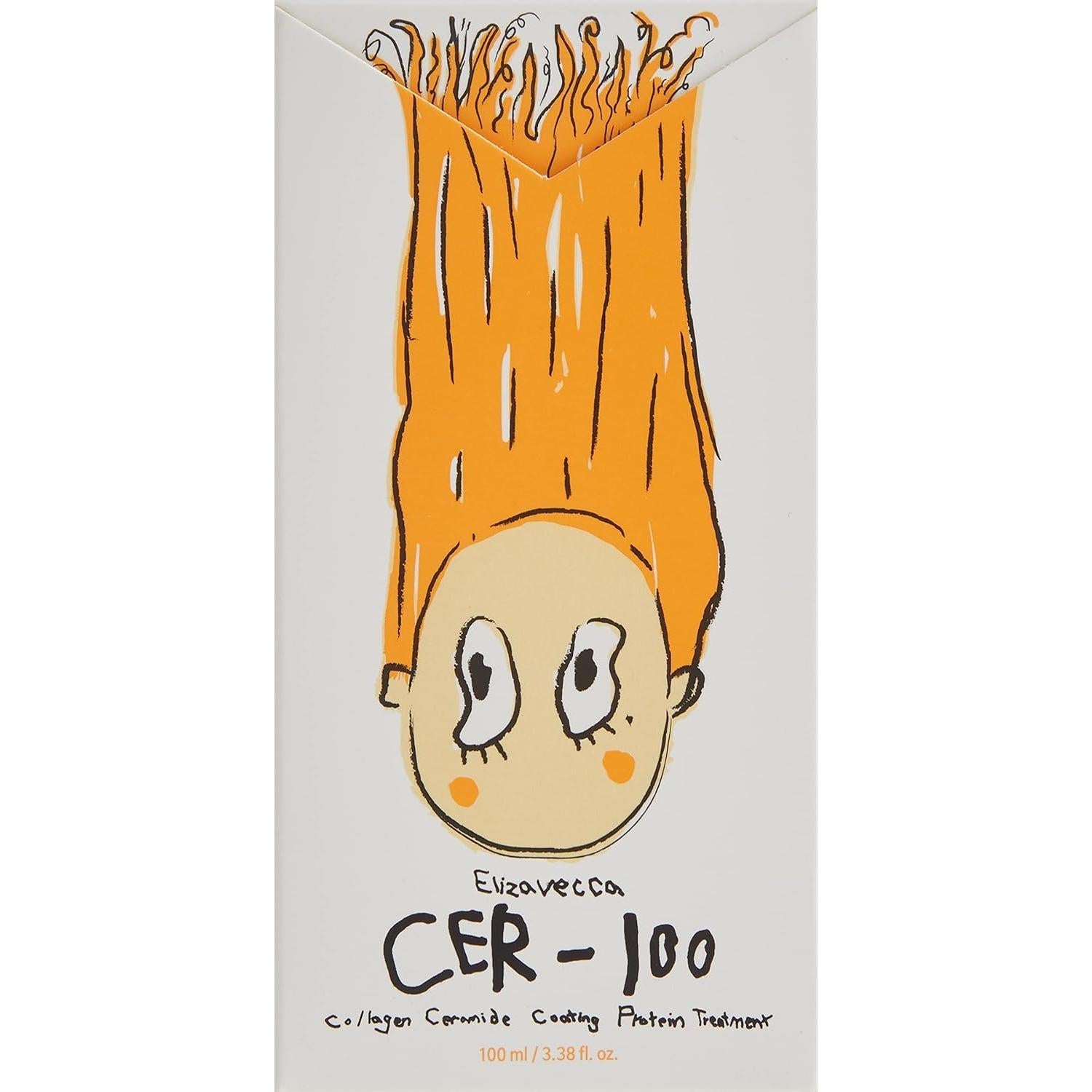 Tratamiento de Colágeno Ceramida Elizavecca 100 ml para Cabello