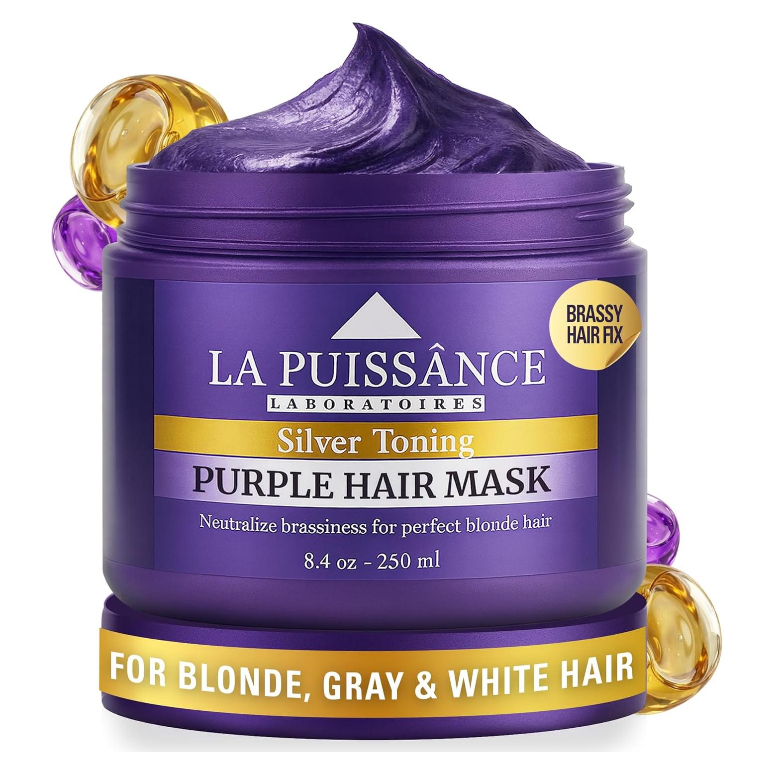 Mascarilla Morada LA PUISSANCE para Cabello Rubio 249g