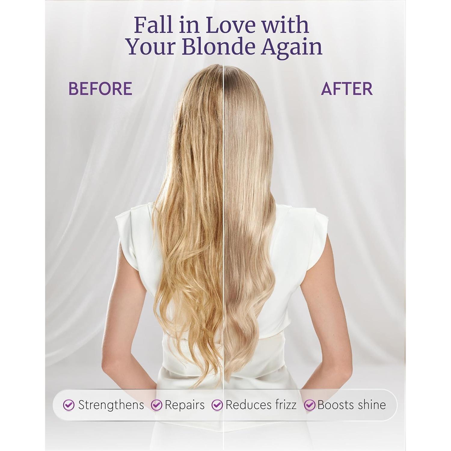 Mascarilla Morada LA PUISSANCE para Cabello Rubio 249g